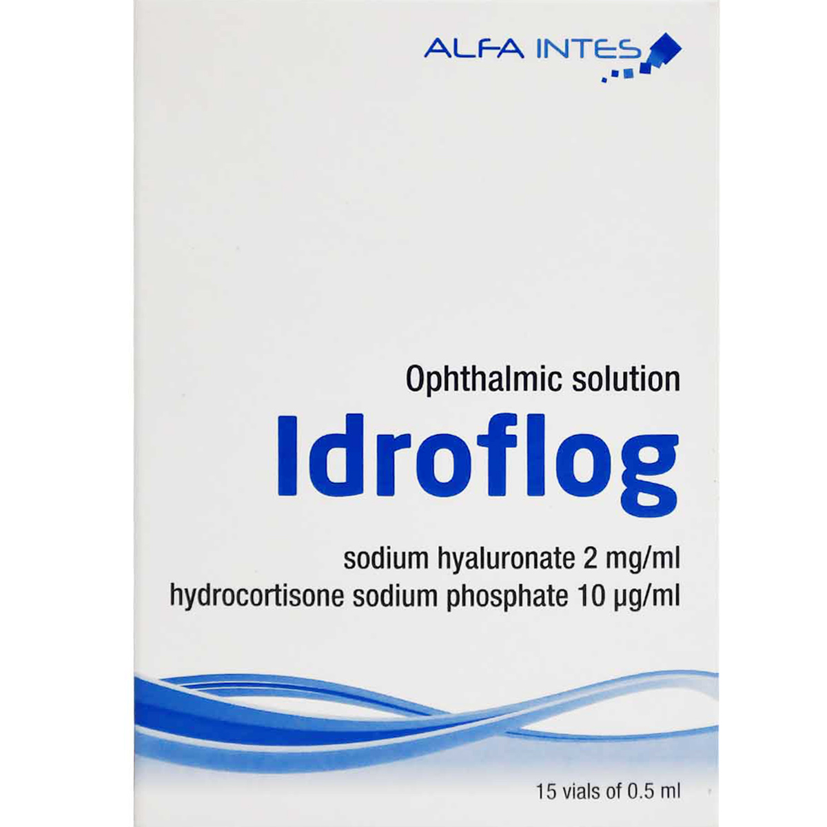 Idroflog (2 mg+10 &mu;g)/ml Eye Drops 0.5ml x 15 Vial