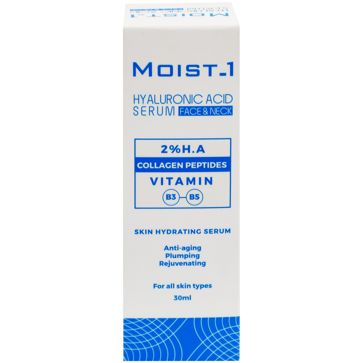 Moist-1 Hyaluronic Acid Anti Aging Serum For Face and Neck 30 ml