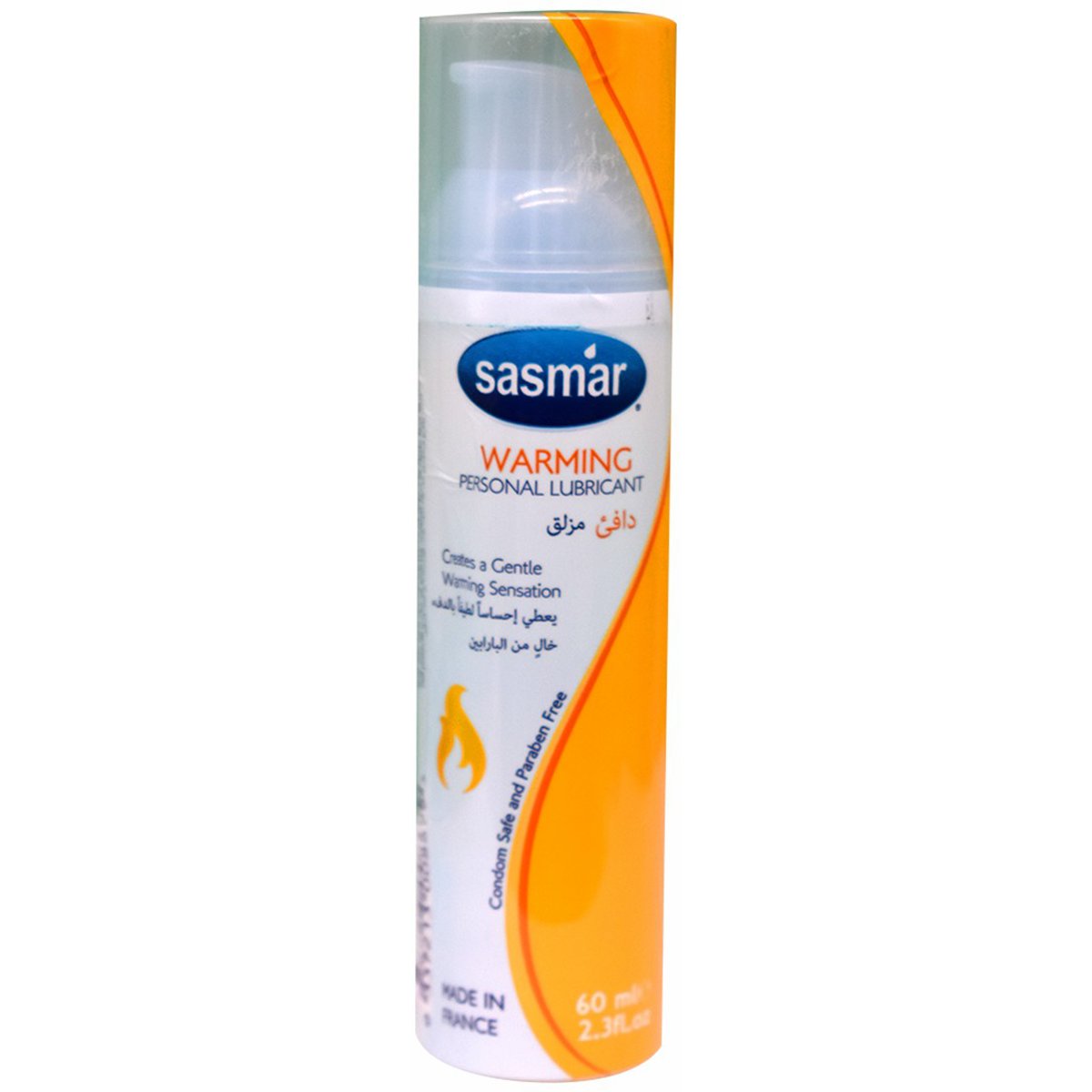 Sasmar Water Based Lubricant Warming Liquid 60ml