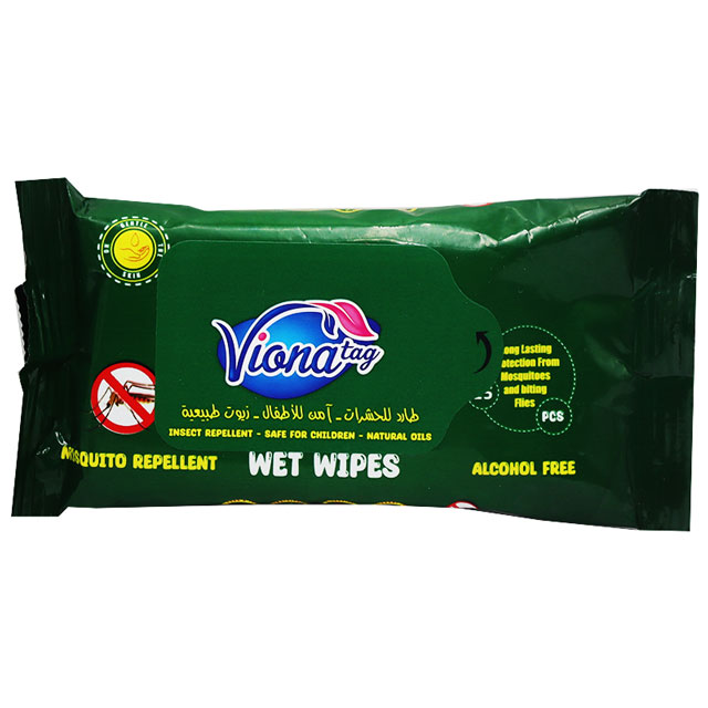 Vionatag Mosquito Repellent Wet Wipes 15 Pieces