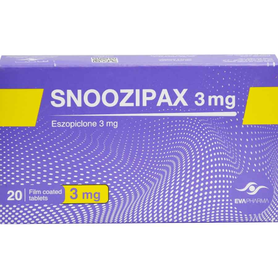 Snoozipax 3mg 20 Film Coated Tablets
