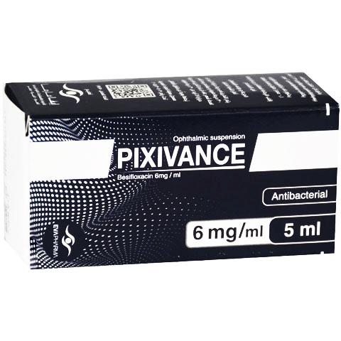 Pixivance 6mg /ml Ophthalmic Suspension 5ml