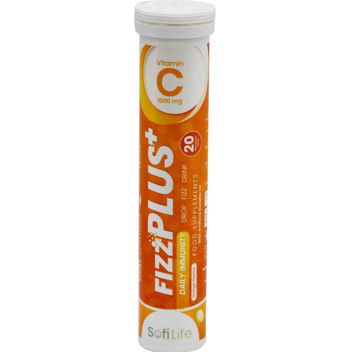 Sofi Life Fizz Plus Vitamin C 20 Effervescent Tablets
