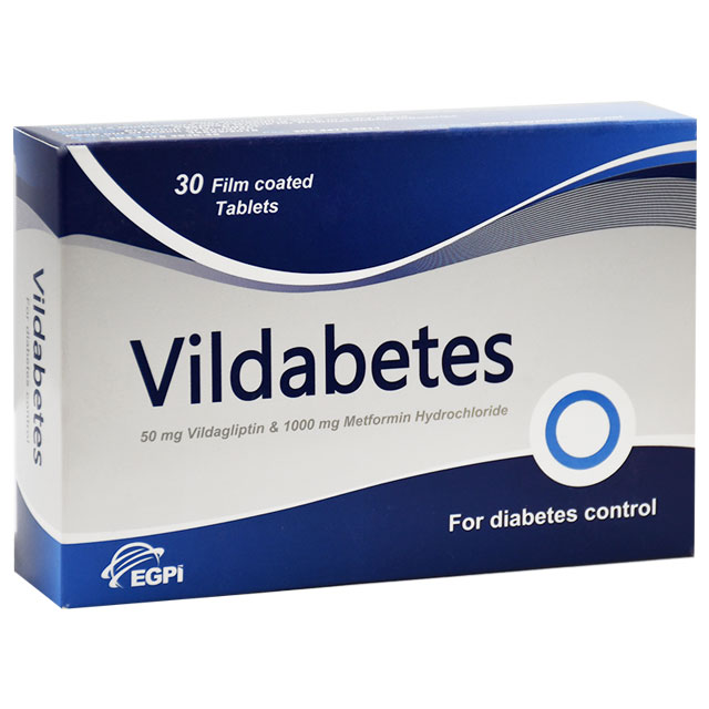 Vildabetes 50mg/1000mg 30 Film Coated Tablets
