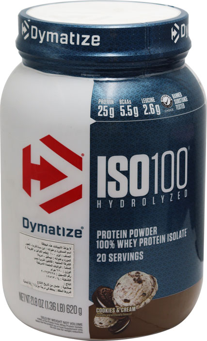 Dymatize ISO 100 Cookies and Cream 620 gm