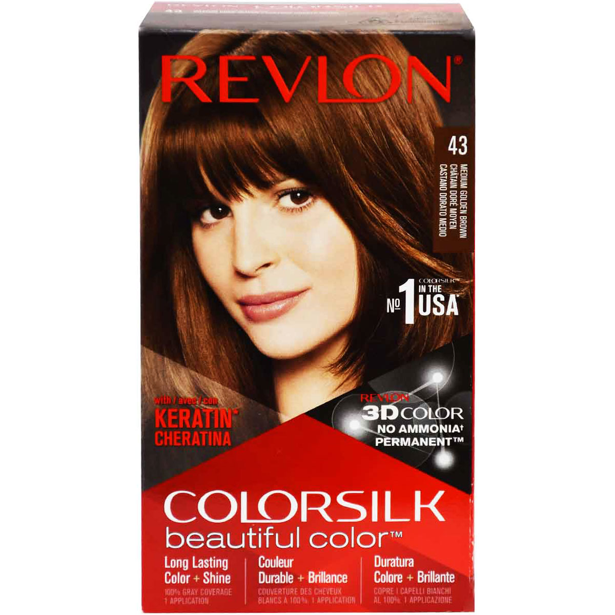 Revlon Colorsilk Medium Golden Brown/43