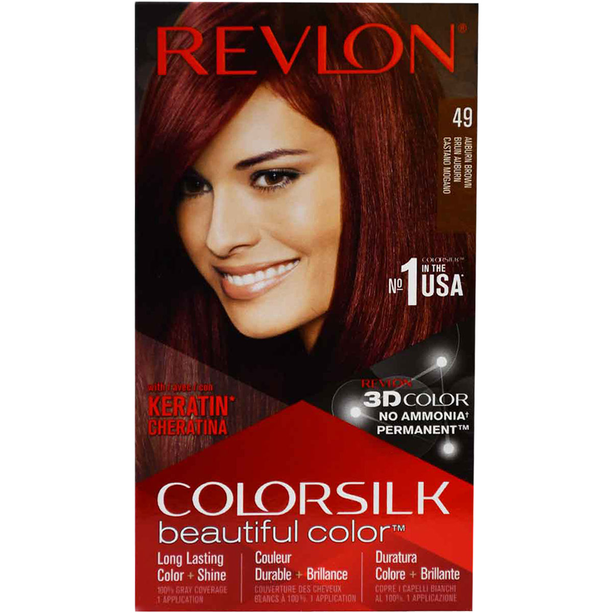 Revlon Colorsilk Auburn Brown/49