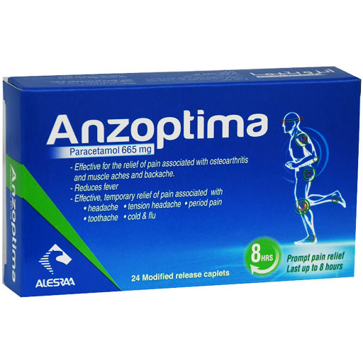Anzoptima 665mg 24 Modified Release caplets