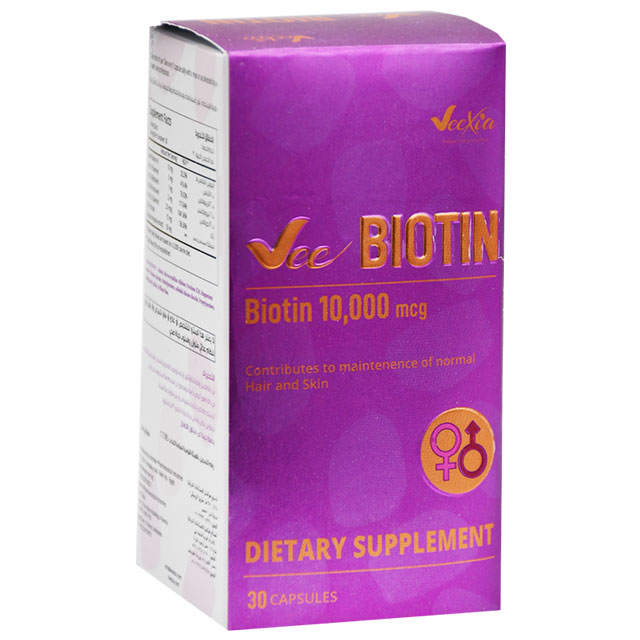 Vee Biotin 10000&micro; 30 Capsule
