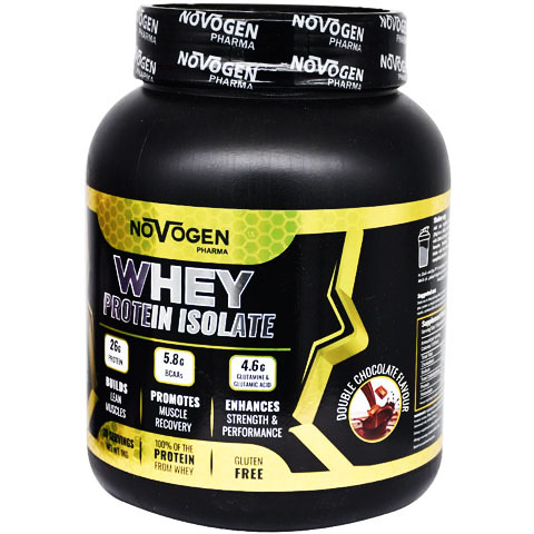 Novogen Whey Protein Isolate Double Chocolate Flavor 1Kg