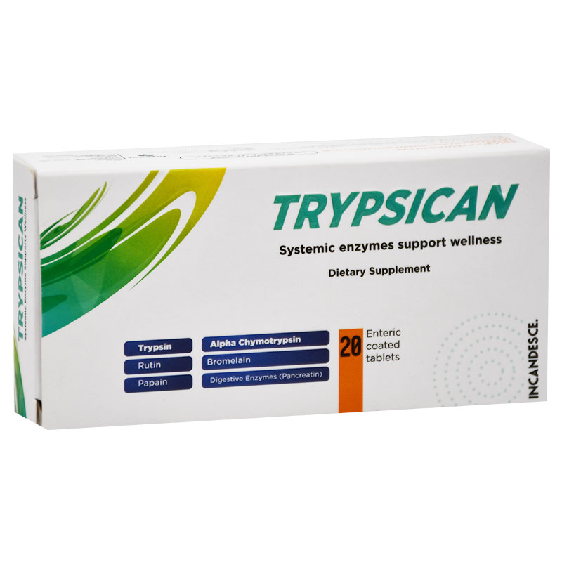 Trypsican 20 Enteric Coated Tablet