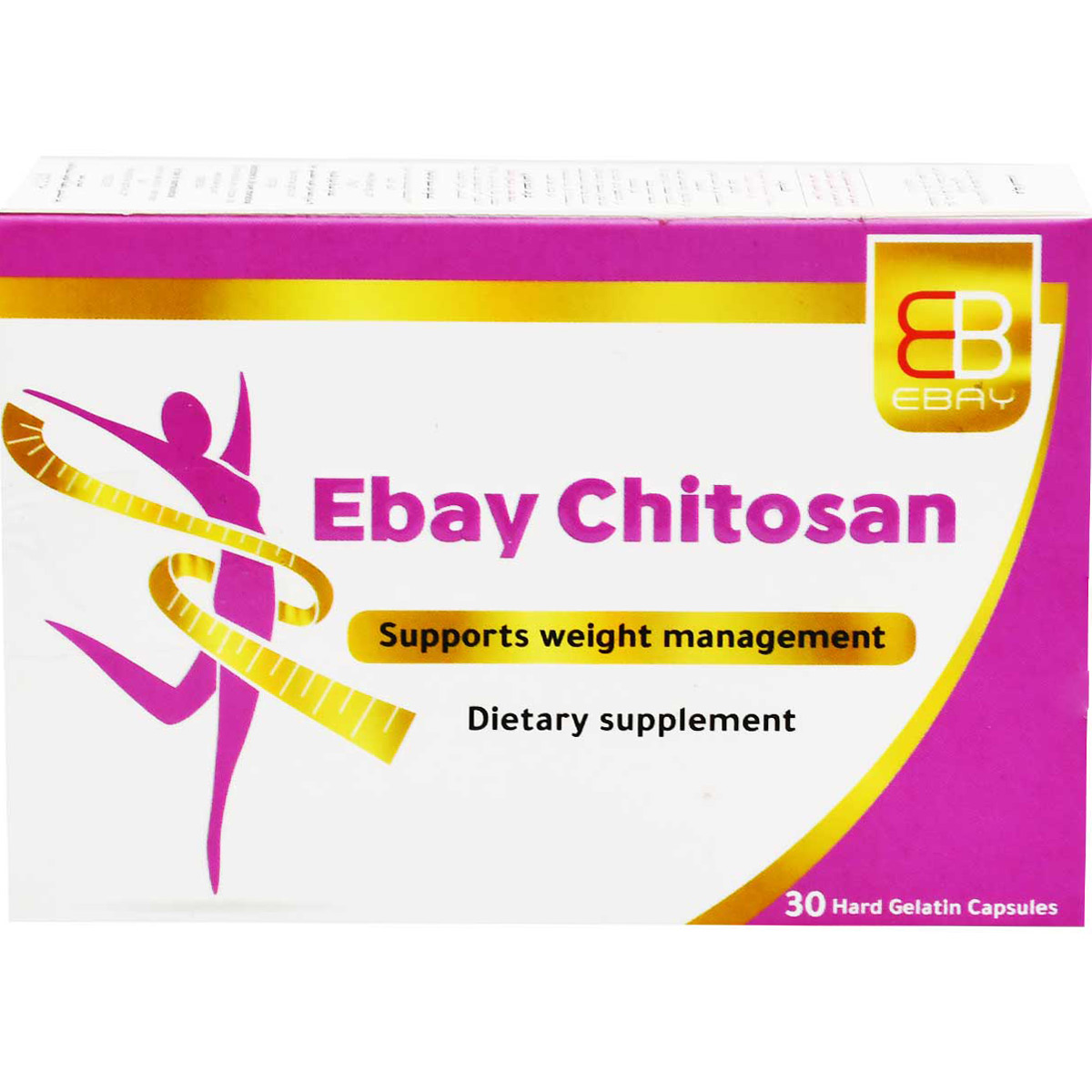 Ebay Chitosan 30 Hard Gelatin Capsules