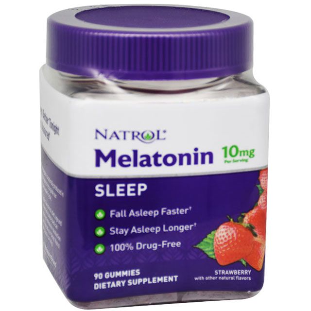 Natrol Melatonin 10mg Strawberry Flavor 90 Gummy