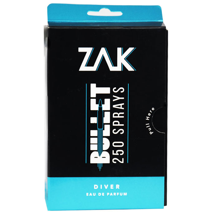 Zak Bullet Diver Eau De Parfum Spray For Men 25ml