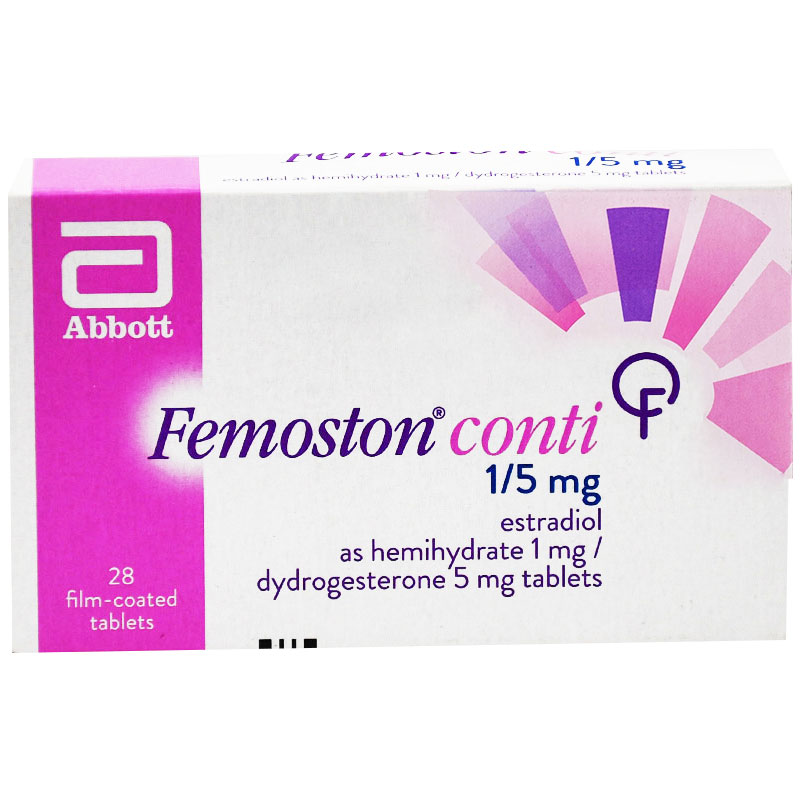 Femoston Conti 1mg/5mg 28 Film Coated Tablets