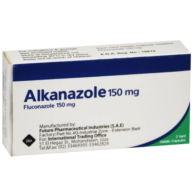 Alkanazole 150mg 2 capsules