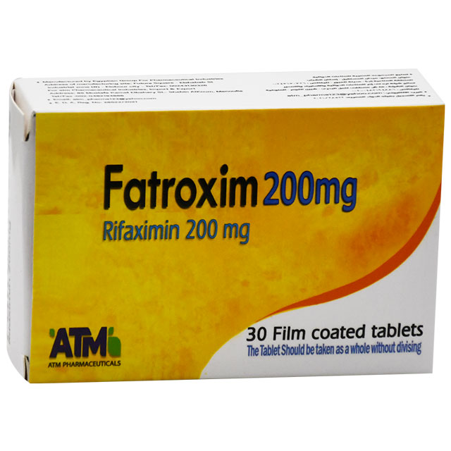 Fatroxim 200mg 30 Film Coated Tablets