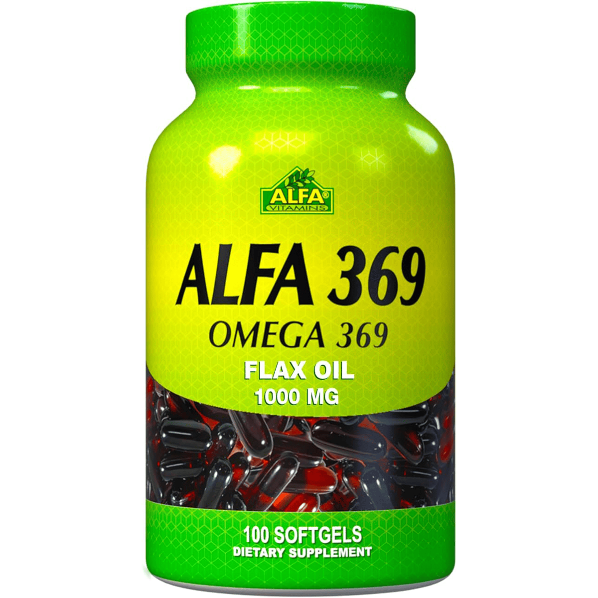 Alfa 369 (Omega+Flax Oil) 1000mg 100 Capsule