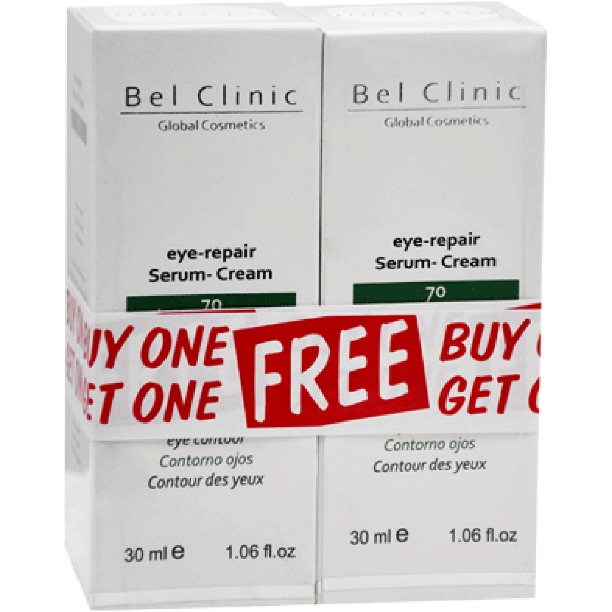 Belclinic Eye Repair Cream Serum 2X30ml (Offer Pack)