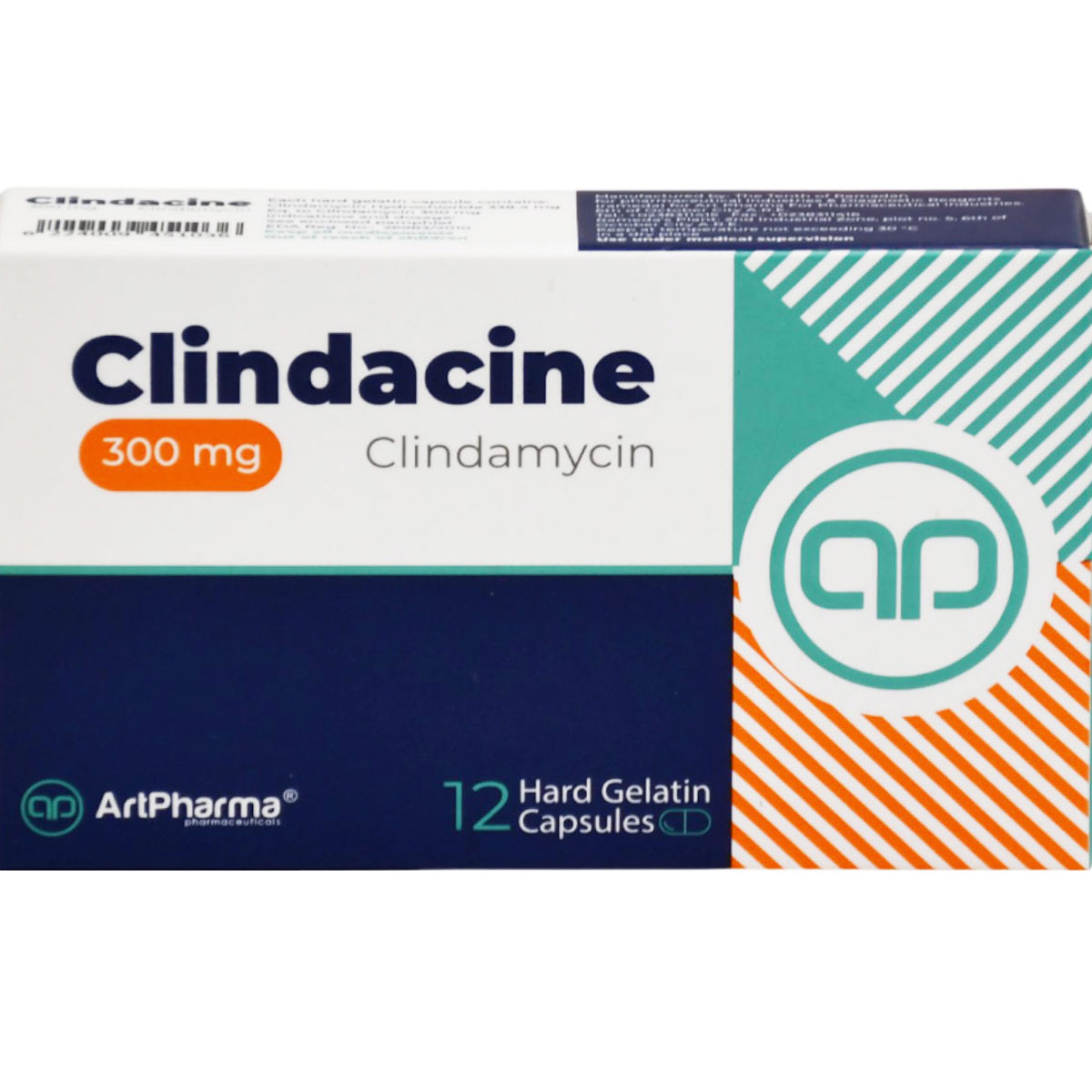 Clindacine 300 mg 12 Hard Gelatin Capsules