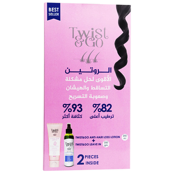 Twist and Go ( Anti-Hair Loss Lotion 250ml + Leave-In Conditioner 250ml ) (Offer Pack)