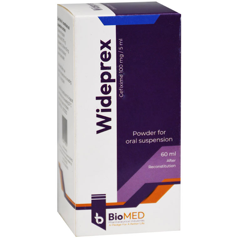 Wideprex 100mg/5ml Suspension 60ml