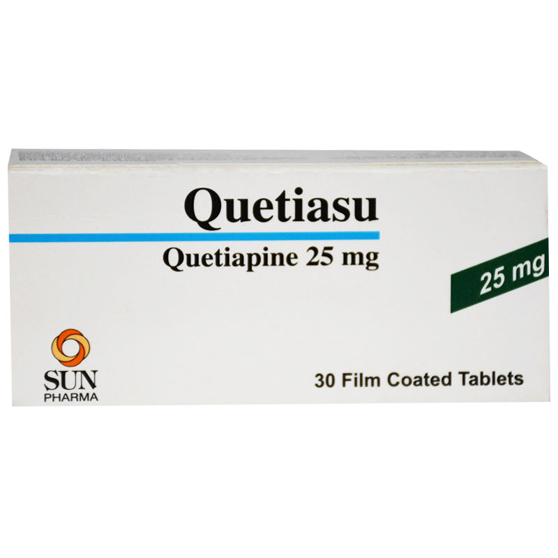Quetiasu 25mg 30 Film Coated Tablets