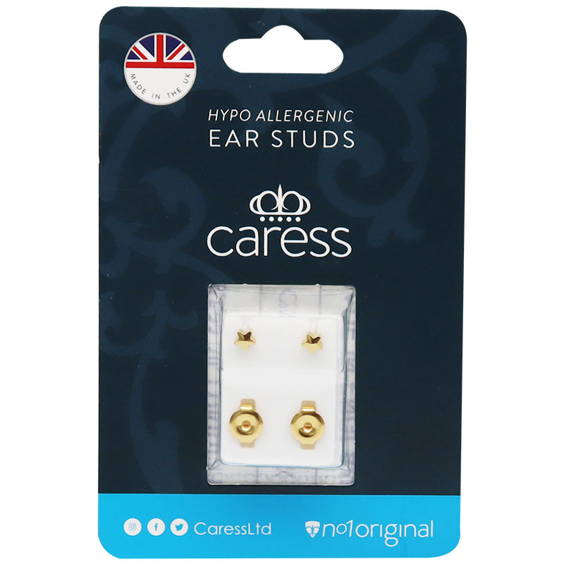 Caress Ear Studs Star/12