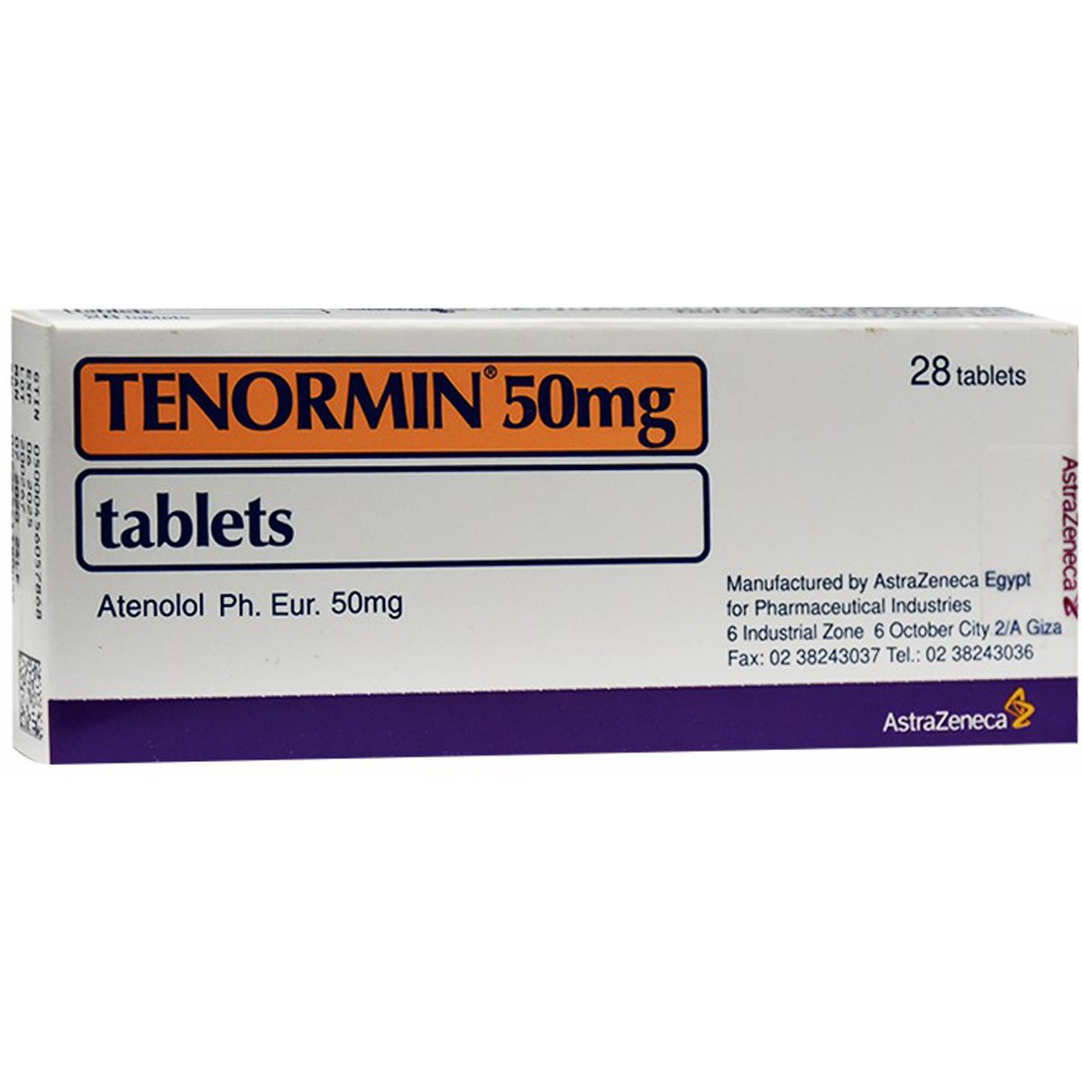 Tenormin 50mg 28 Tablets