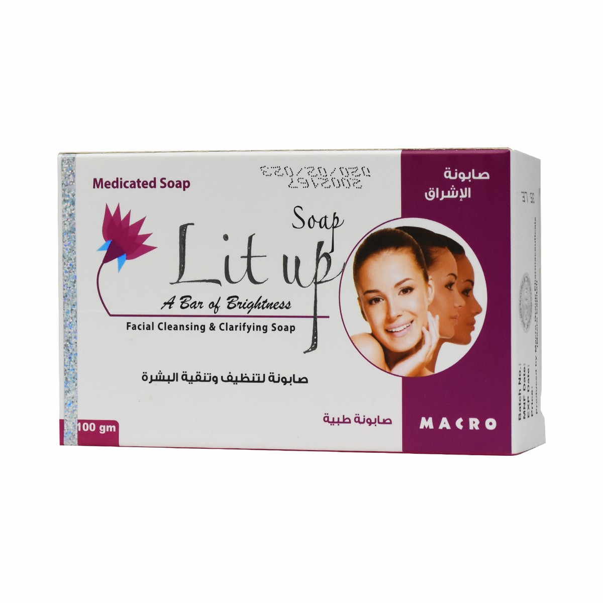 Lit Up Lightening & Clarify. Soap 100gm