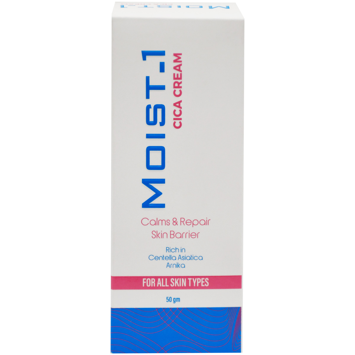 Moist-1 Calming and Repairing Cica Cream For All Skin Types 50 gm