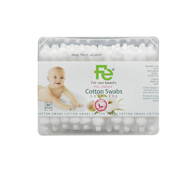 Fe Cotton Swabs for Baby Softness 60pcs