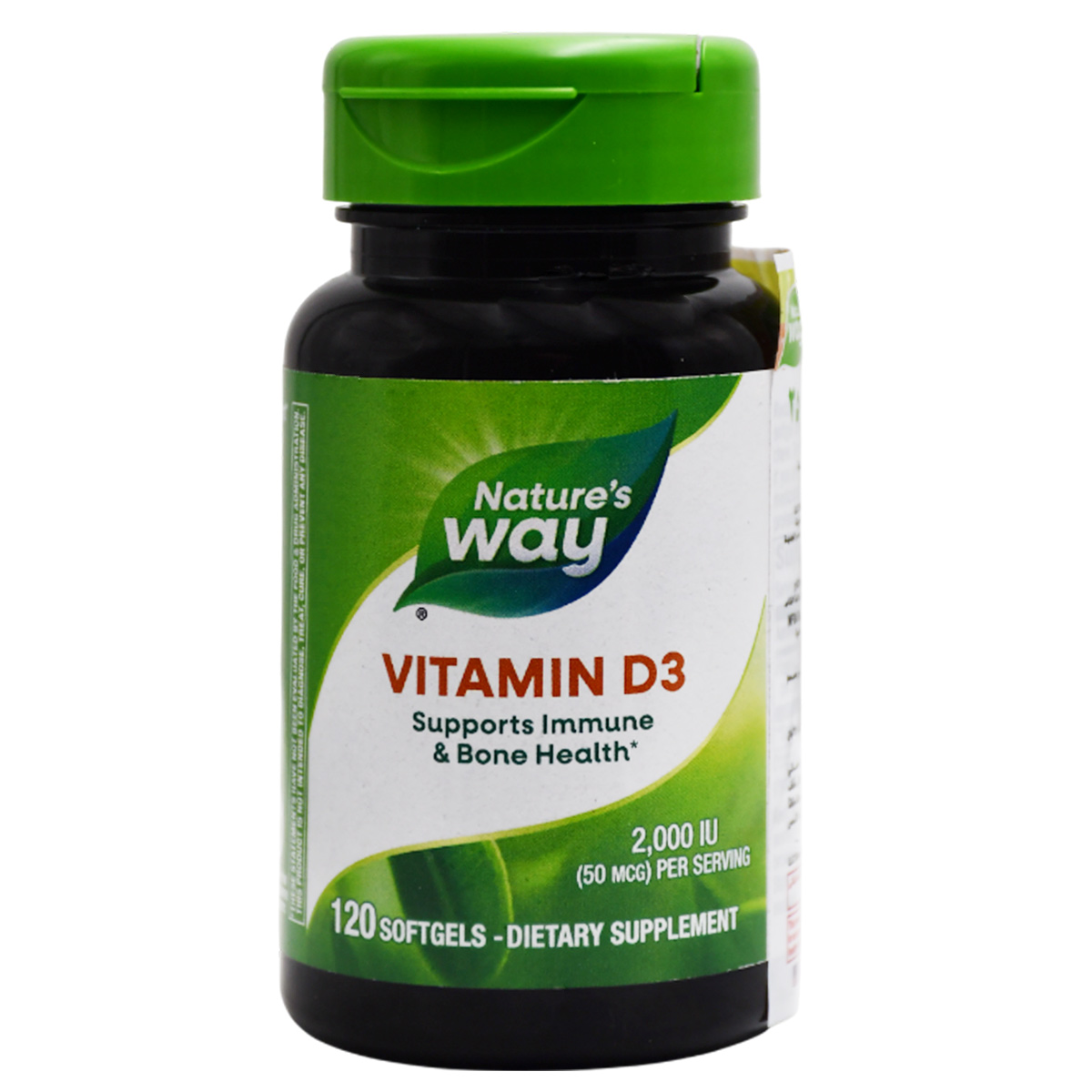 Natures Way Vitamin D3 2000 IU 120 Capsules