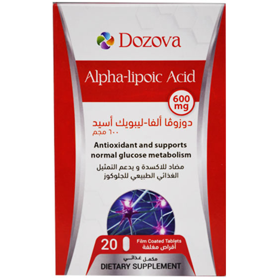 Dozova Alpha Lipoic Acid 600mg 20/Tablets