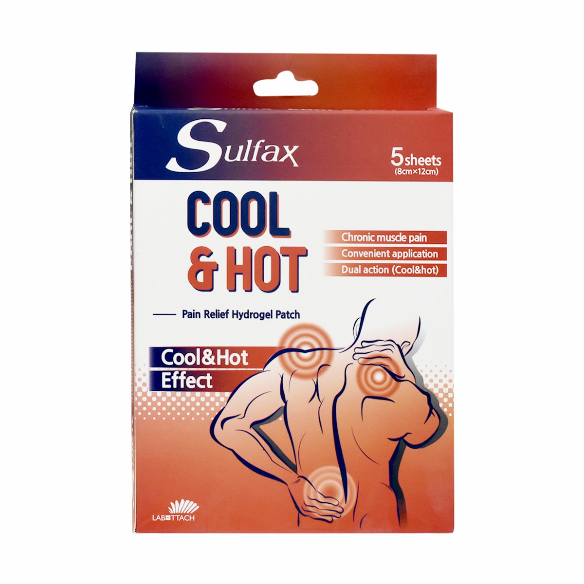 Sulfax Cool & Hot P.Rel. (8X12cm) 5X3Sheet