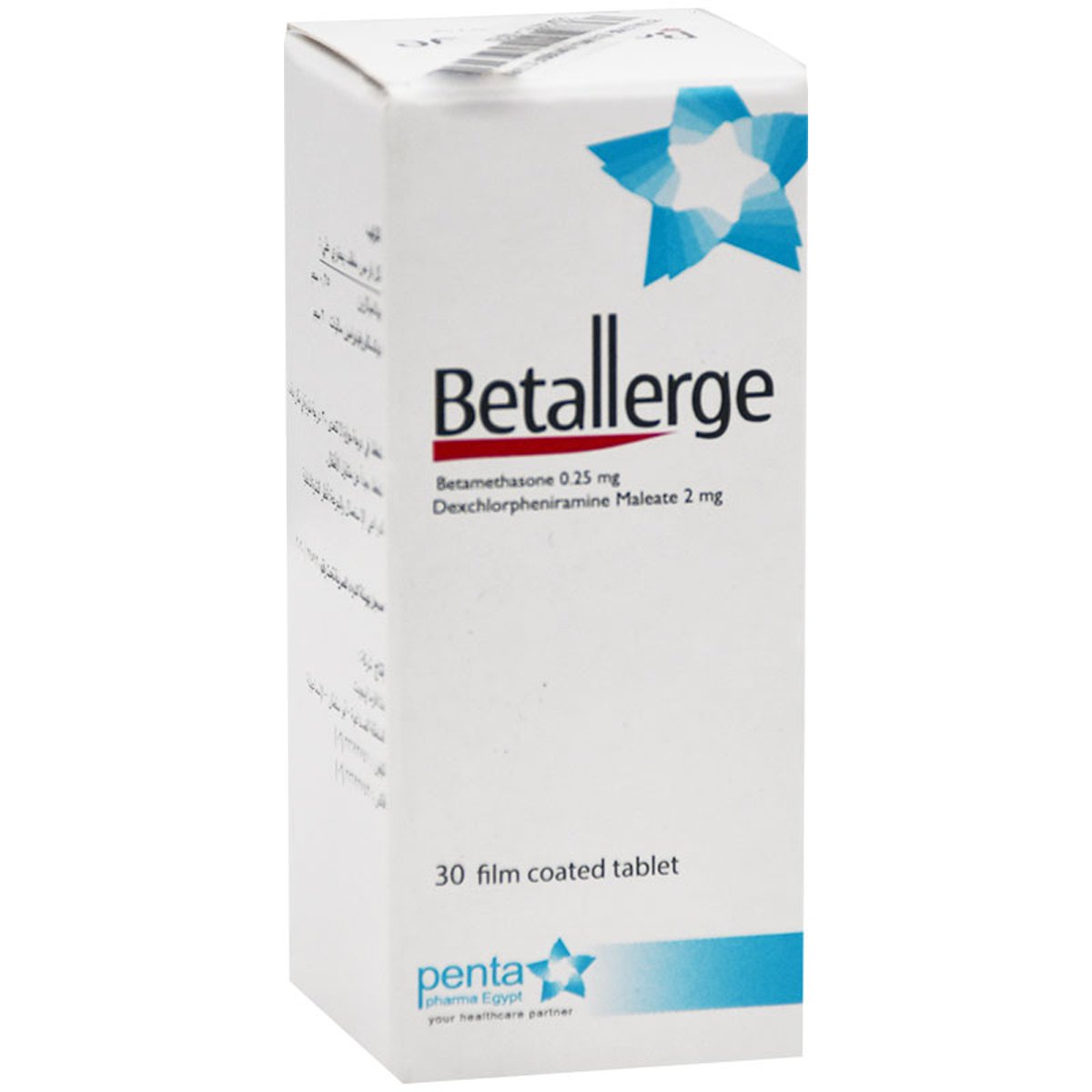 Betallerge (0.25mg+2mg) 30 Film Coated Tablet