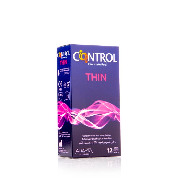 Control Adapta Thin Condoms 12pcs