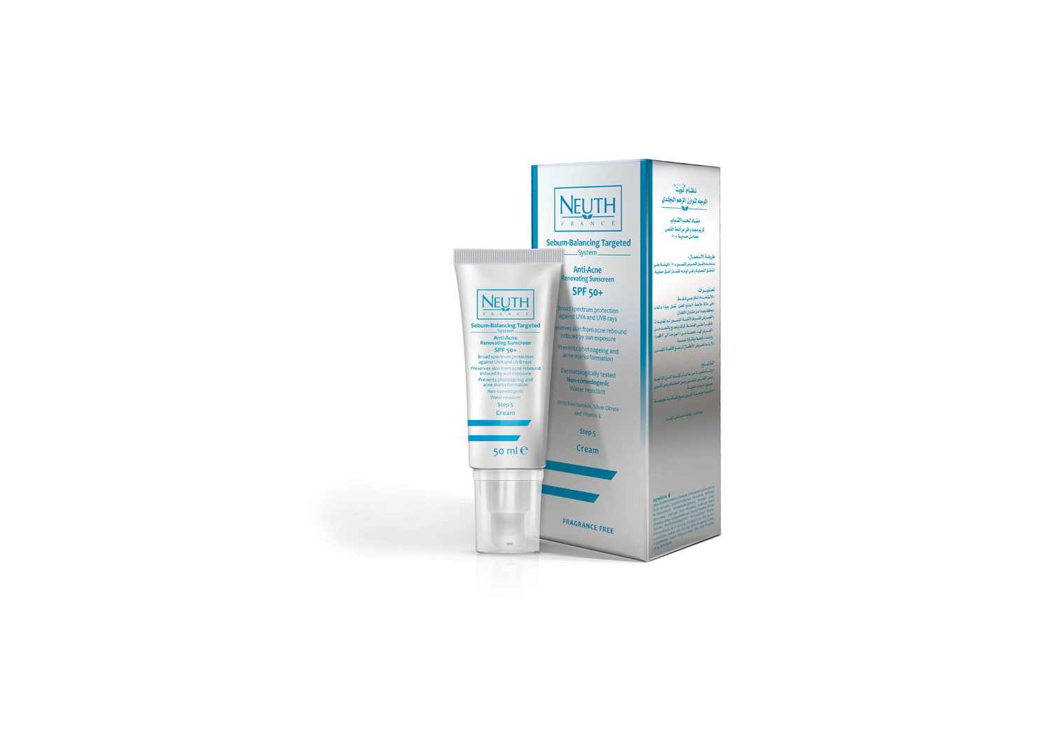 Neuth Anti Acne Renovating Sun Screen SPF (50+) Cream 50ml
