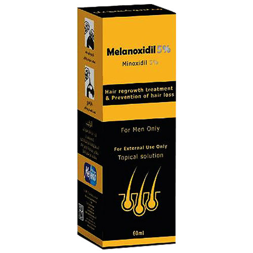 Melanoxidil 5% 60ml For Men Topical Solution Spray