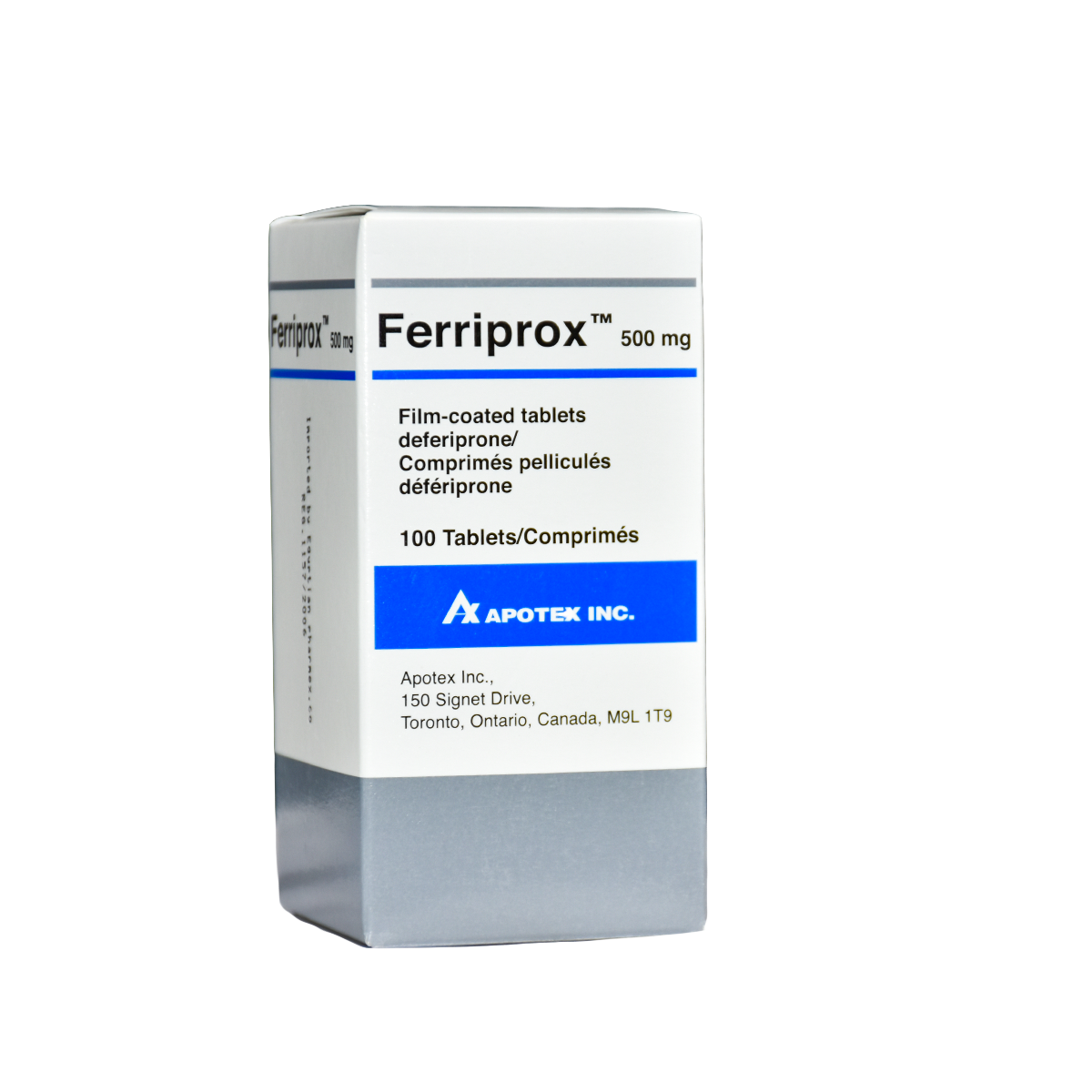 Ferriprox 500mg 100 Tablets