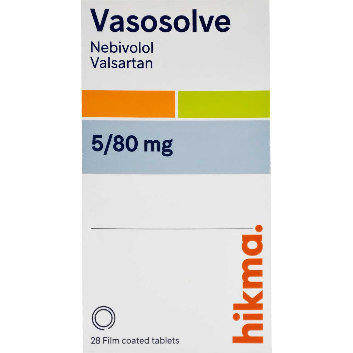 Vasosolve 5mg/80mg 28 Film Coated Tablets
