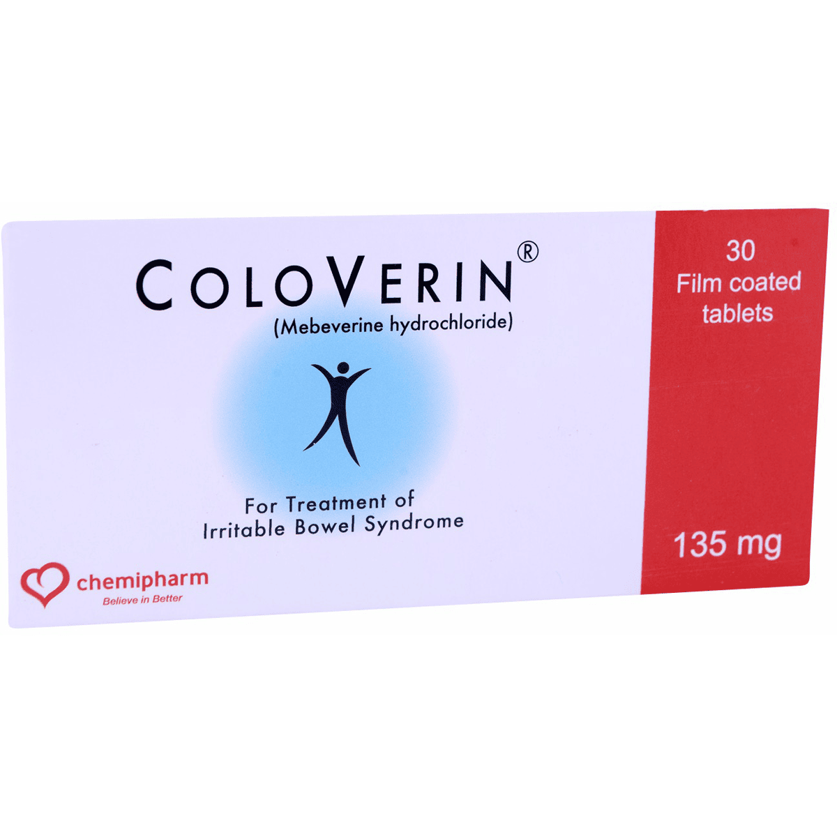 Coloverin 135mg 30 Tablets