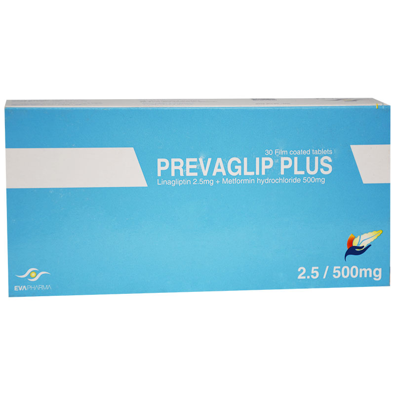 Prevaglip Plus 2.5/500mg 30 Film Coated Tablet
