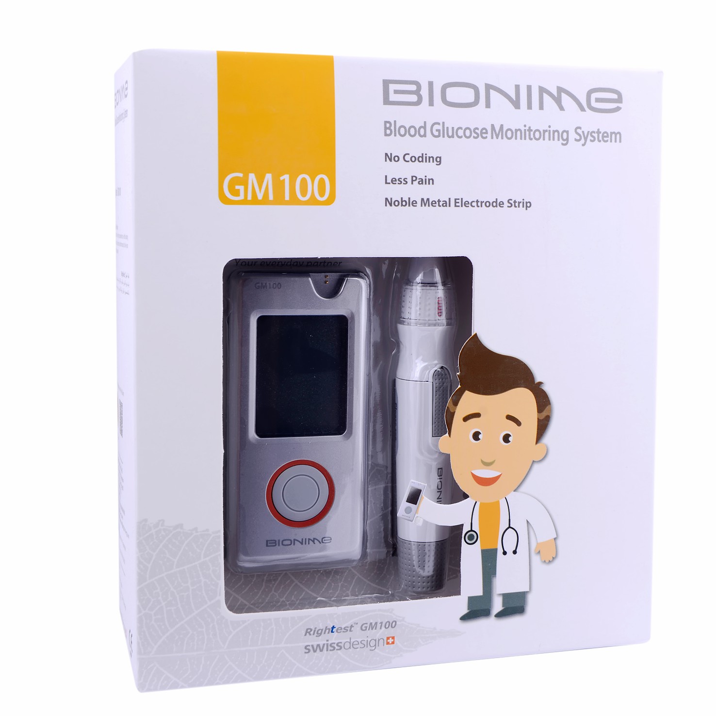 Bionime (G100) Blood Glucose Monitor + 50 Strip (Offer Pack!)