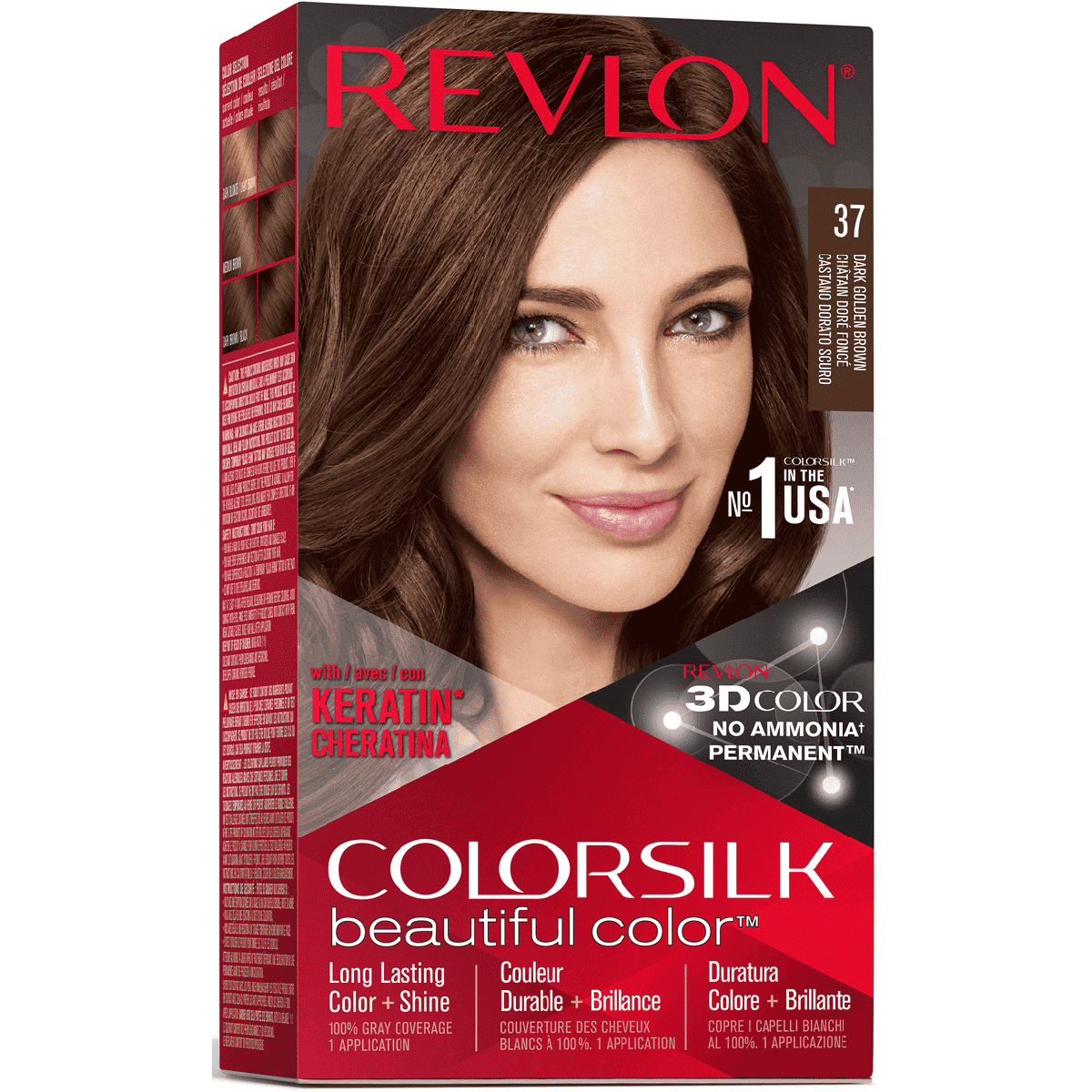 Revlon Colorsilk Dark Golden Brown/37