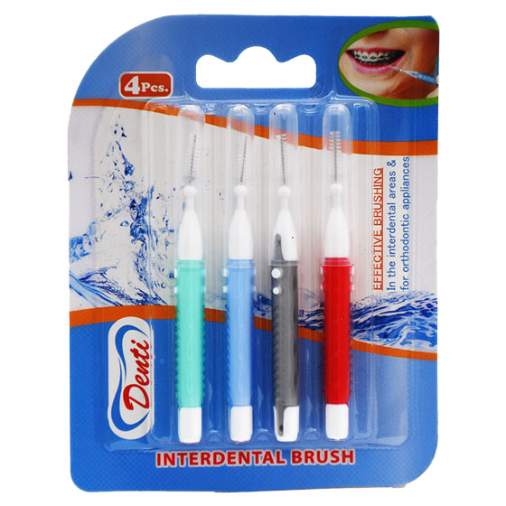 Denti Interdental Brush 4 Pieces