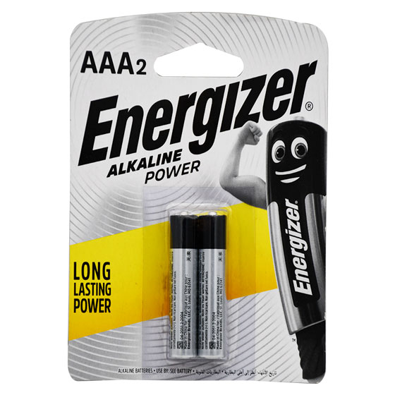 Energizer&nbsp;Alkaline&nbsp;Battery AAA 2 Pieces