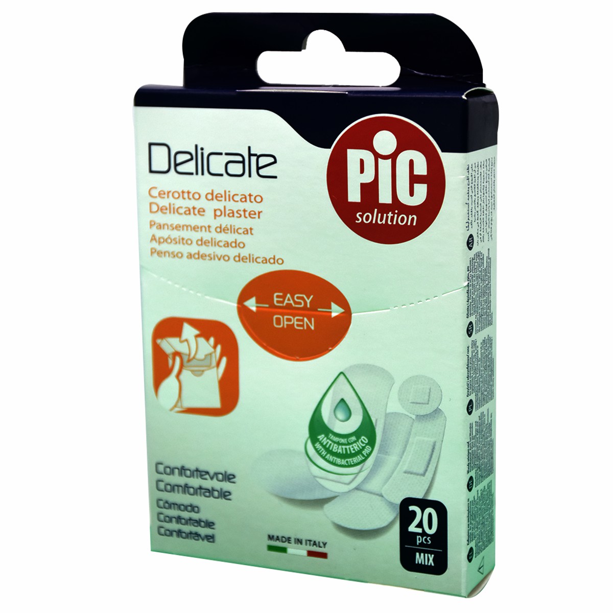 Plaster Pic Delicate Mix.Anti Bacterial 20pcs