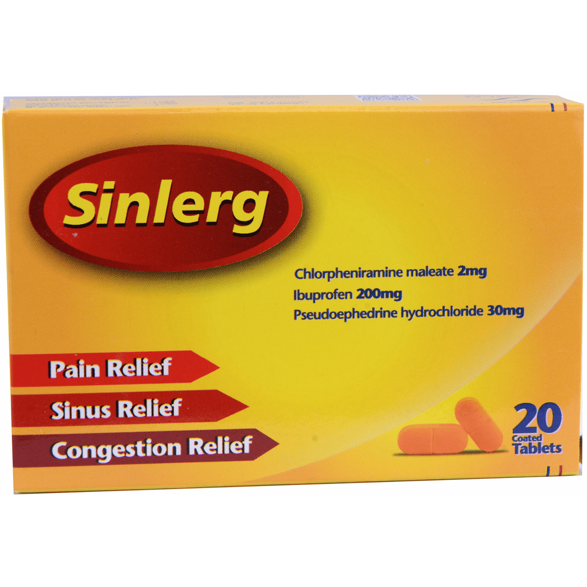 Sinlerg 20/Coated Tablets
