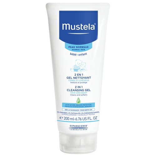 Mustela Baby 2 in 1 Cleanser Hair & Bod.Gel200ml